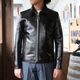 Y'2 LEATHER �磻�ġ��쥶����LSR-42�ۡ�ANILINE STEER SINGLE RIDERS�ۢ�BLACK�䥷�󥰥�饤������ �쥶�����㥱�å� ���ƥ��ϥ��ɥ� ���� ������