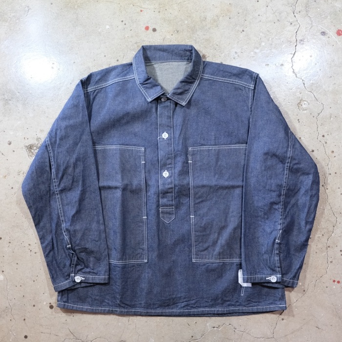 TCB jeans �ƥ��������ӡ������󥺡�Catface Pullover Shirt�ۥ���åȥե����� �ץ륪���С������ �ǥ˥� ���åȥ�100% 10.5oz ������