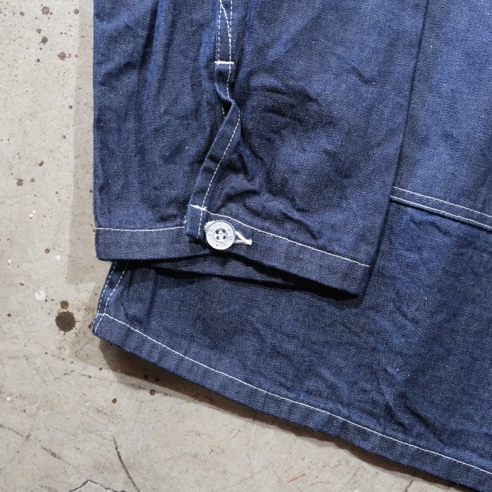 TCB jeans �ƥ��������ӡ������󥺡�Catface Pullover Shirt�ۥ���åȥե����� �ץ륪���С������ �ǥ˥� ���åȥ�100% 10.5oz ������