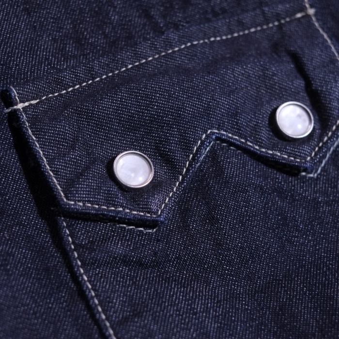 TCB jeans �ƥ��������ӡ������󥺡�Dude Ranch Shirt�ۢ�DENIM��ǥ塼�ɥ�������� ����8.5oz�ǥ˥� ���åȥ�100% ������
