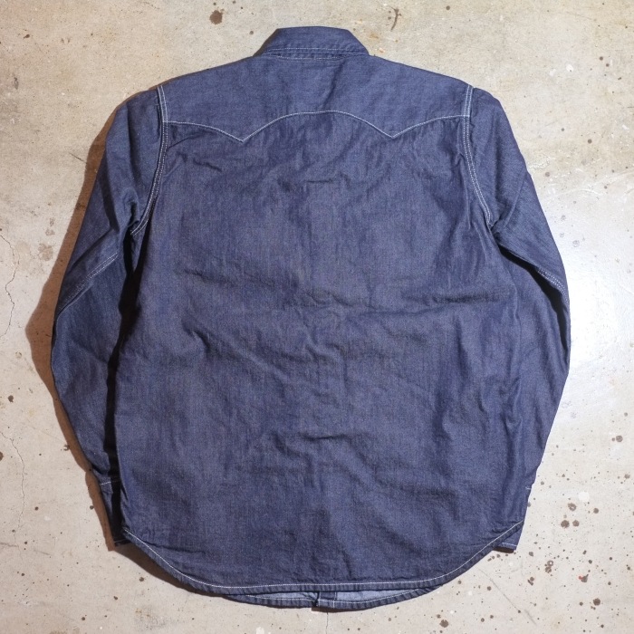 TCB jeans �ƥ��������ӡ������󥺡�Dude Ranch Shirt�ۢ�DENIM��ǥ塼�ɥ�������� ����8.5oz�ǥ˥� ���åȥ�100% ������