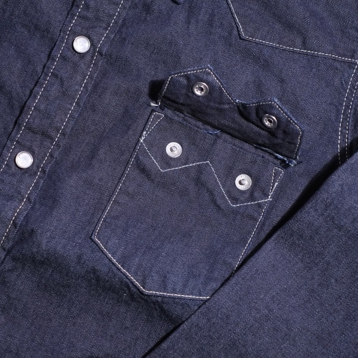 TCB jeans �ƥ��������ӡ������󥺡�Dude Ranch Shirt�ۢ�DENIM��ǥ塼�ɥ�������� ����8.5oz�ǥ˥� ���åȥ�100% ������