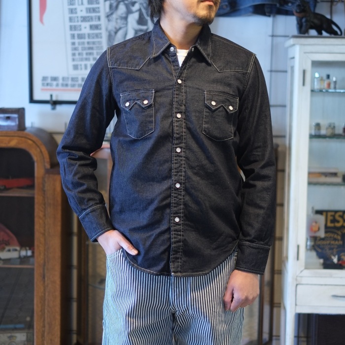 TCB jeans �ƥ��������ӡ������󥺡�Dude Ranch Shirt�ۢ�DENIM��ǥ塼�ɥ�������� ����8.5oz�ǥ˥� ���åȥ�100% ������