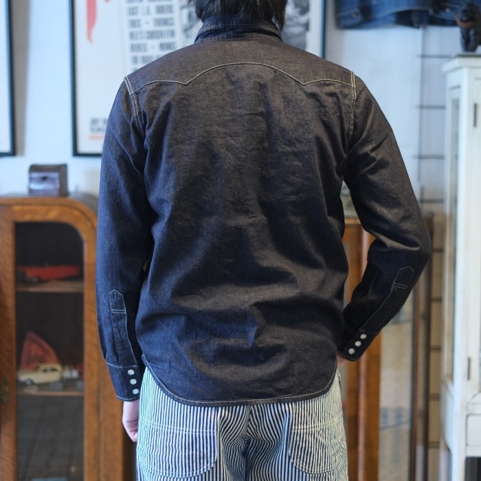TCB jeans �ƥ��������ӡ������󥺡�Dude Ranch Shirt�ۢ�DENIM��ǥ塼�ɥ�������� ����8.5oz�ǥ˥� ���åȥ�100% ������