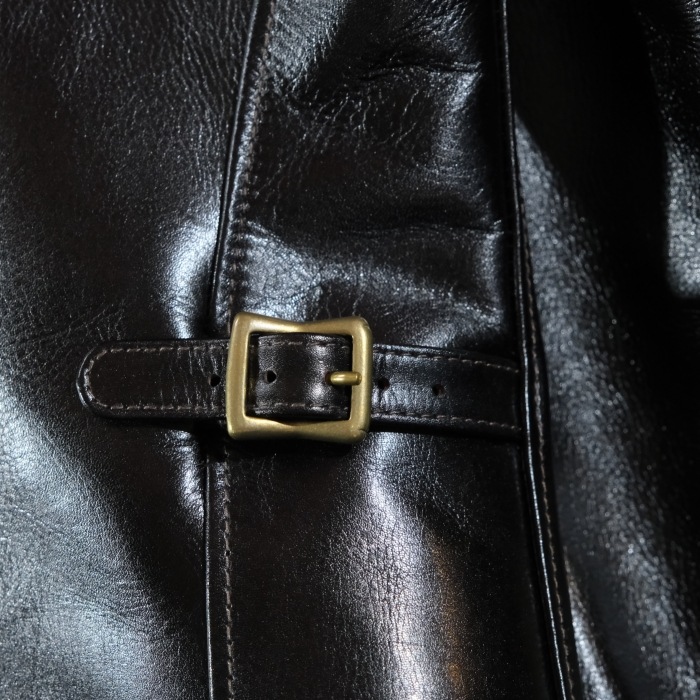 Y'2 LEATHER �磻�ġ��쥶����LSR-42�ۡ�ANILINE STEER SINGLE RIDERS�ۢ�BLACK���44XXL�䥷�󥰥�饤������ �쥶�����㥱�å� ���ƥ��ϥ��ɥ� ���� ������