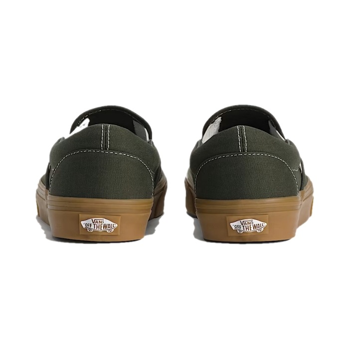 VANS �Х󥺡�CLASSIC SLIP-ON�ۢ�Gum Obsidian Fern Green�䥯�饷�å�����åݥ� ���ˡ����� �����Х�