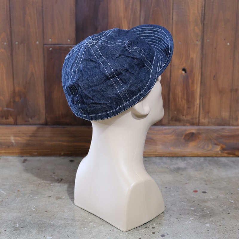 BUZZ RICKSON��S �Х��ꥯ���󥺡�BR02308�ۡ� HAT, WORKING, DENIM (MOD.)�ۥ����ߡ�����å� �ǥ˥� ��󥦥��å����