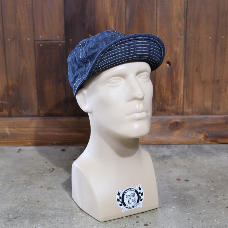 BUZZ RICKSON��S �Х��ꥯ���󥺡�BR02308�ۡ� HAT, WORKING, DENIM (MOD.)�ۥ����ߡ�����å� �ǥ˥� ��󥦥��å����