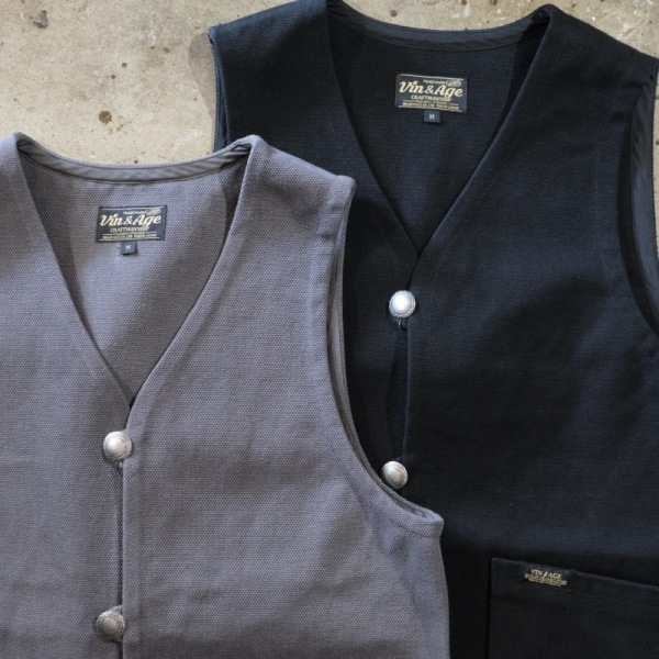 Vin&Age 󥢥ɥTYPE VRV3ۡCOTTON RUG VESTۥåȥ饰٥ åȥ ̵ ܥ