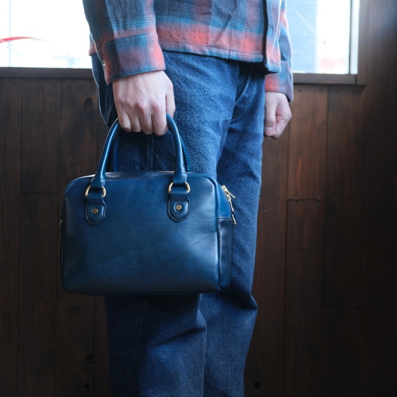 Y'2 LEATHER �磻�ġ��쥶����BG-23�ۡ�HAND DYED HORSE MINI BOSTON BAG�� �ϥ�ɥ����ɥۡ����ϥ��� �ܥ��ȥ�Хå� �ߥ� �ϥ�ɥХå� �ϳ� ������