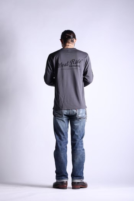 WESTRIDE  �������ȥ饤�ɡ�POWER DRY LONG TEE-1�ۢ�GENUINE�� �ѥ�ɥ饤 L/ST����� ��å���ĹµT����� ®���Ǻ�