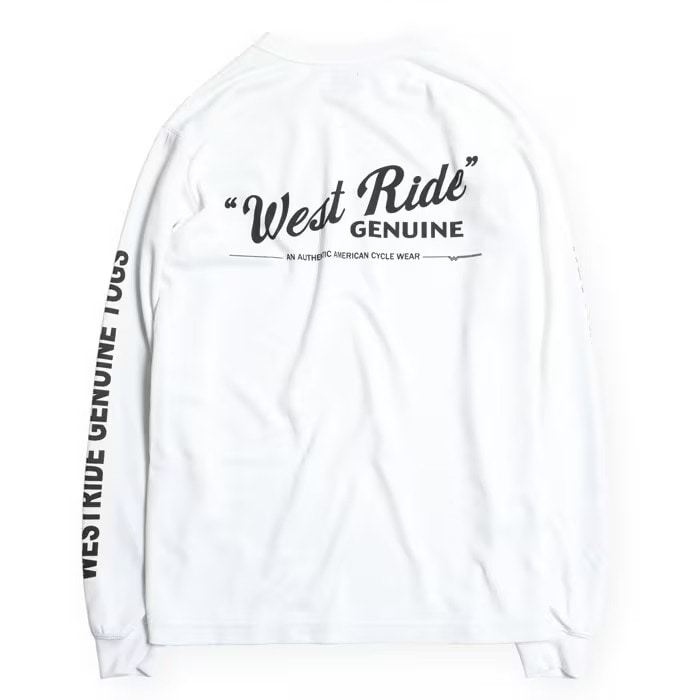WESTRIDE  �������ȥ饤�ɡ�POWER DRY LONG TEE-1�ۢ�GENUINE�� �ѥ�ɥ饤 L/ST����� ��å���ĹµT����� ®���Ǻ�