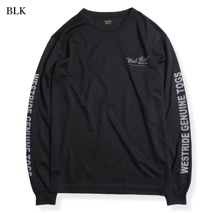 WESTRIDE  �������ȥ饤�ɡ�POWER DRY LONG TEE-1�ۢ�GENUINE�� �ѥ�ɥ饤 L/ST����� ��å���ĹµT����� ®���Ǻ�