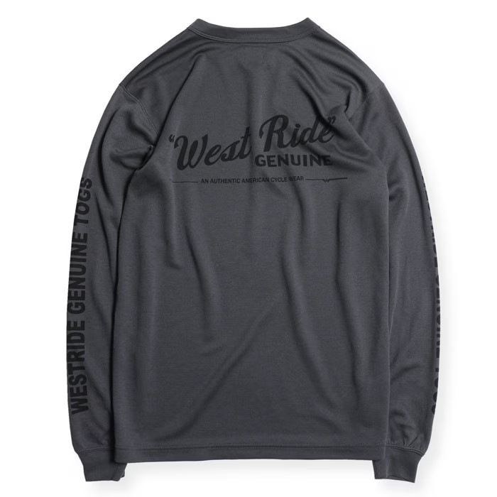 WESTRIDE  �������ȥ饤�ɡ�POWER DRY LONG TEE-1�ۢ�GENUINE�� �ѥ�ɥ饤 L/ST����� ��å���ĹµT����� ®���Ǻ�