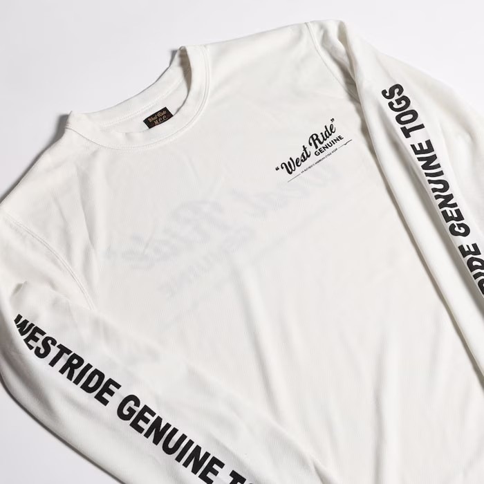 WESTRIDE  �������ȥ饤�ɡ�POWER DRY LONG TEE-1�ۢ�GENUINE�� �ѥ�ɥ饤 L/ST����� ��å���ĹµT����� ®���Ǻ�