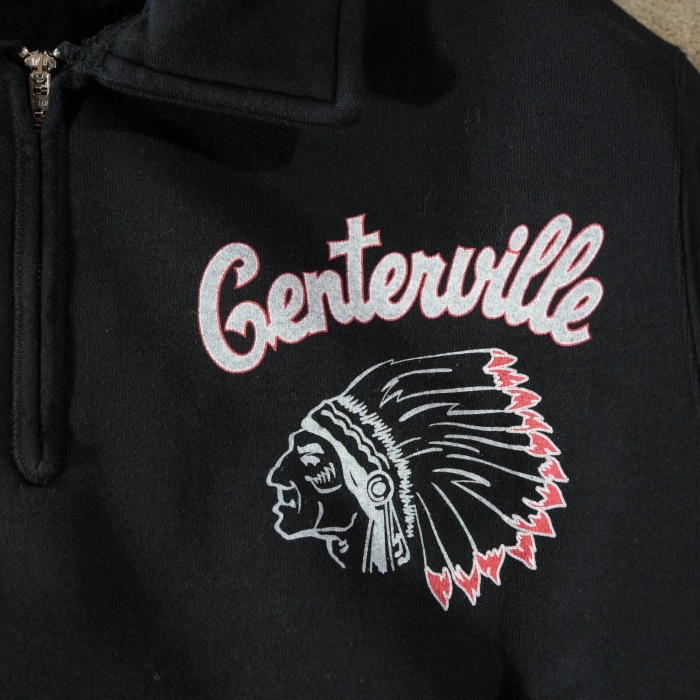 WHITESVILLE �ۥ磻�ĥӥ��WV69618�ۡ�HALF ZIP SAWEAT SHIRT�ۢ�PRINT��ϡ��ե��åץ������åȥ���� �ץ��� ������