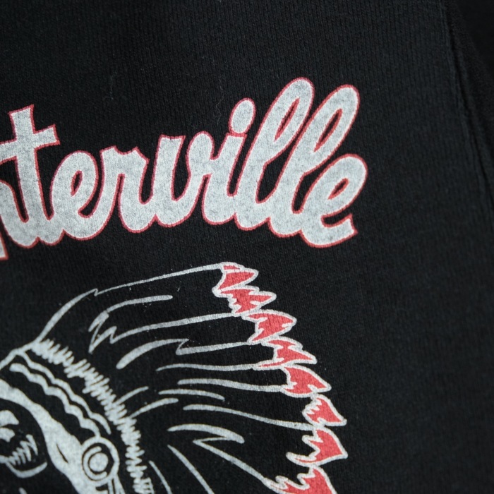 WHITESVILLE �ۥ磻�ĥӥ��WV69618�ۡ�HALF ZIP SAWEAT SHIRT�ۢ�PRINT��ϡ��ե��åץ������åȥ���� �ץ��� ������