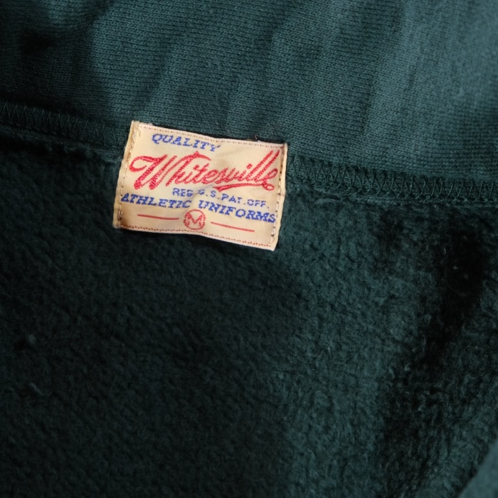 WHITESVILLE �ۥ磻�ĥӥ��WV69618�ۡ�HALF ZIP SAWEAT SHIRT�ۢ�PRINT��ϡ��ե��åץ������åȥ���� �ץ��� ������
