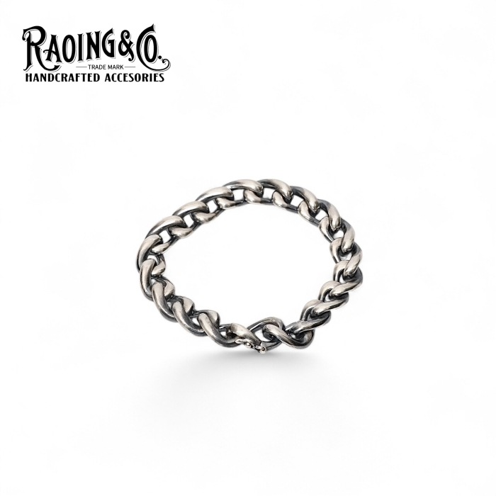 RAOING �������󥰡�Drop Chain Bracelet�ۥɥ��åץ�������֥쥹��å� SILVER925 ����С� 