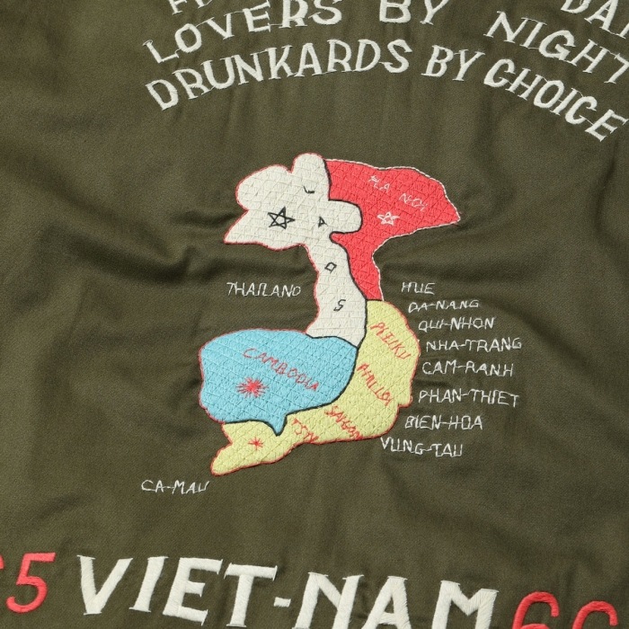TAILOR TOYO �ơ��顼���Ρ�TT15800��Mid 1960s Style Reversible Vietnam Jacket ��VIET-NAM MAP�� �� ��LANDSCAPE�� �٥ȥ���� �����٥˥� ��С����֥�