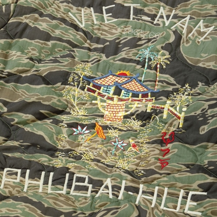 TAILOR TOYO �ơ��顼���Ρ�TT15800��Mid 1960s Style Reversible Vietnam Jacket ��VIET-NAM MAP�� �� ��LANDSCAPE�� �٥ȥ���� �����٥˥� ��С����֥�