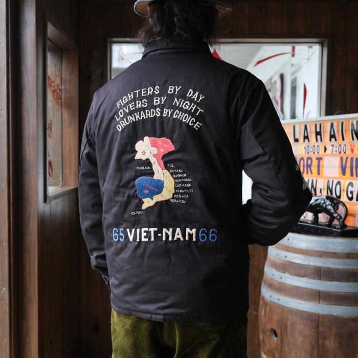 TAILOR TOYO �ơ��顼���Ρ�TT15800��Mid 1960s Style Reversible Vietnam Jacket ��VIET-NAM MAP�� �� ��LANDSCAPE�� �٥ȥ���� �����٥˥� ��С����֥�