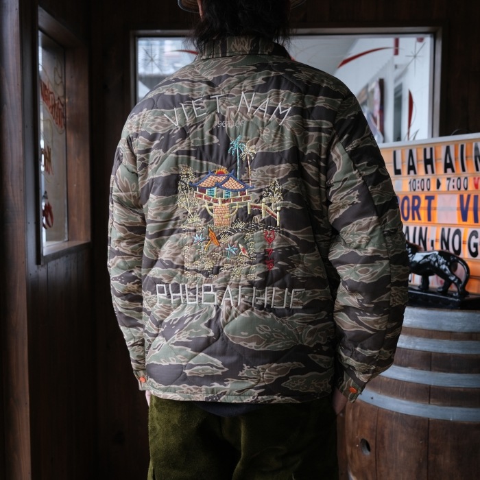 TAILOR TOYO �ơ��顼���Ρ�TT15800��Mid 1960s Style Reversible Vietnam Jacket ��VIET-NAM MAP�� �� ��LANDSCAPE�� �٥ȥ���� �����٥˥� ��С����֥�