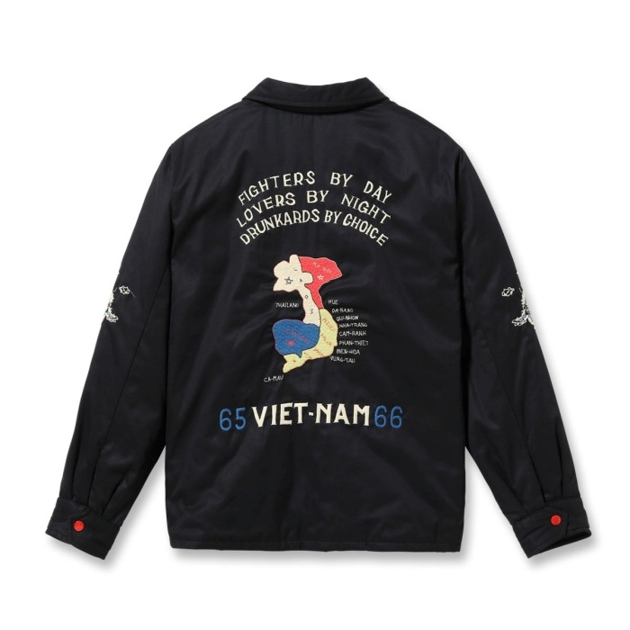 TAILOR TOYO �ơ��顼���Ρ�TT15800��Mid 1960s Style Reversible Vietnam Jacket ��VIET-NAM MAP�� �� ��LANDSCAPE�� �٥ȥ���� �����٥˥� ��С����֥�