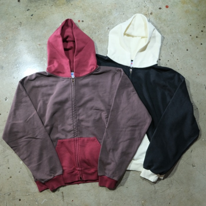 RUSSELL ATHLETIC ��å��륢������å���VTG Soft Loop Back Sweat Zip Hoodie�ۥ�����ơ������եȥ롼�ץХå������åȥ��åץա��ǥ� 2�ȡ��� 