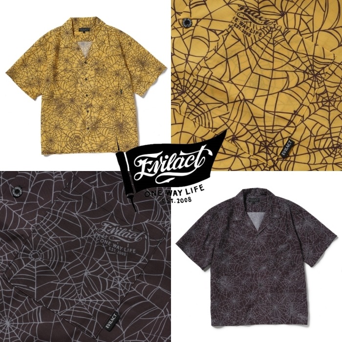 EVILACT �����֥륢���ȡ�EA26-ACT1-S02�ۡ�SPIDERWEB SS SHIRT�ۥ��ѥ�����������Ⱦµ����� �����ץ󥫥顼 ����
