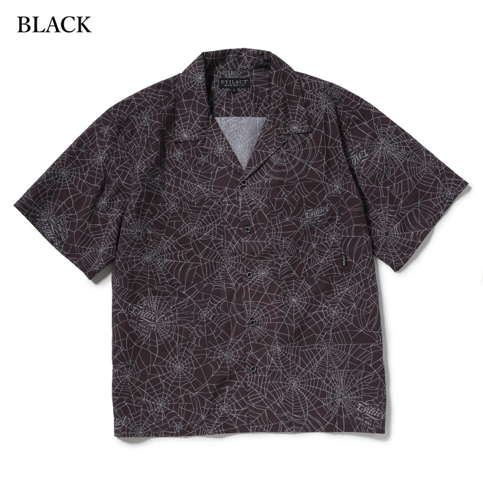 EVILACT �����֥륢���ȡ�EA26-ACT1-S02�ۡ�SPIDERWEB SS SHIRT�ۥ��ѥ�����������Ⱦµ����� �����ץ󥫥顼 ����