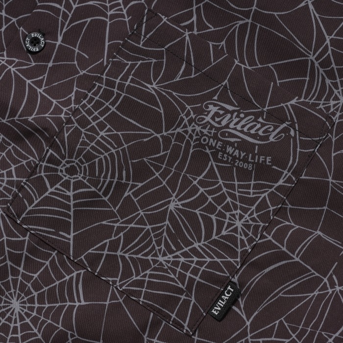 EVILACT �����֥륢���ȡ�EA26-ACT1-S02�ۡ�SPIDERWEB SS SHIRT�ۥ��ѥ�����������Ⱦµ����� �����ץ󥫥顼 ����