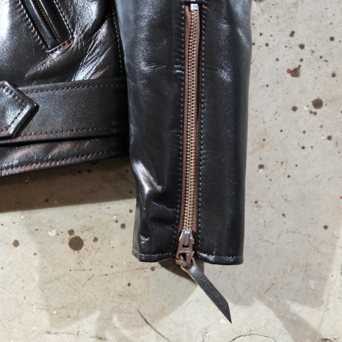 Y'2 LEATHER �磻�ġ��쥶����PR-58�ۡ�VINTAGE HORSE LIGHT DOUBLE BREASTED MORTORCYCLE JACKET�ۥӥ�ơ����ۡ����饤�ȥ��֥�饤������ �ϳ� ������
