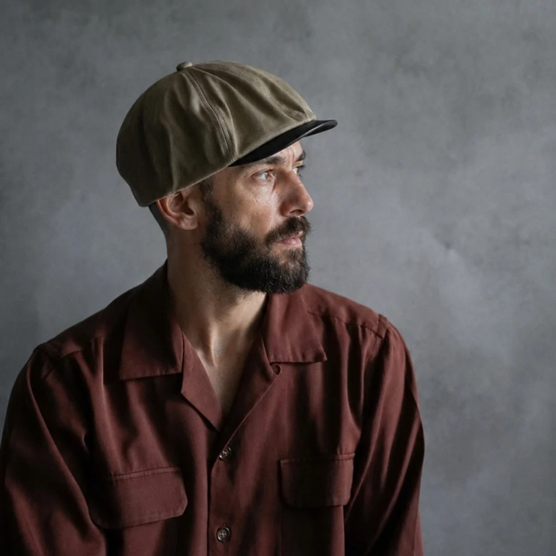 BRUNEL&Co.HATMAKERS �֥롼�ͥ�ϥåȥ᡼��������ROWAN CAS�ۥ�����󥭥㥹���å� �񻺥ǥ˥� ���� ������