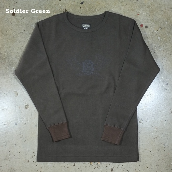 BLACK SIGN(֥å<BR>BSFN-1430WingۡBS Wing Crew Neck Amish Under Wear<BR>֥ɥ롼ͥå<BR>L/S T ե饤 إӡȥåȥ<BR>MADE IN JAPAN