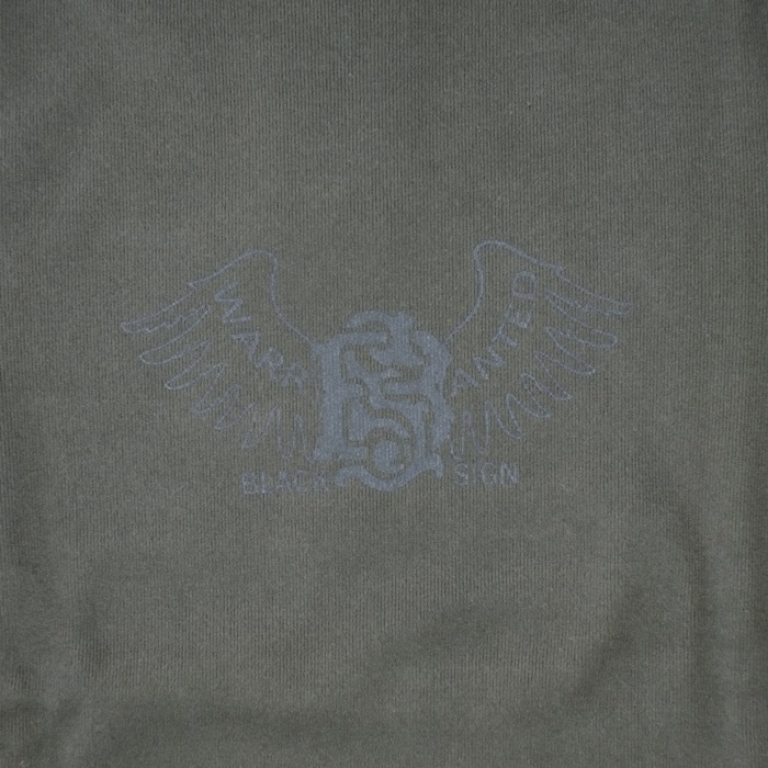 BLACK SIGN(֥å<BR>BSFN-1430WingۡBS Wing Crew Neck Amish Under Wear<BR>֥ɥ롼ͥå<BR>L/S T ե饤 إӡȥåȥ<BR>MADE IN JAPAN