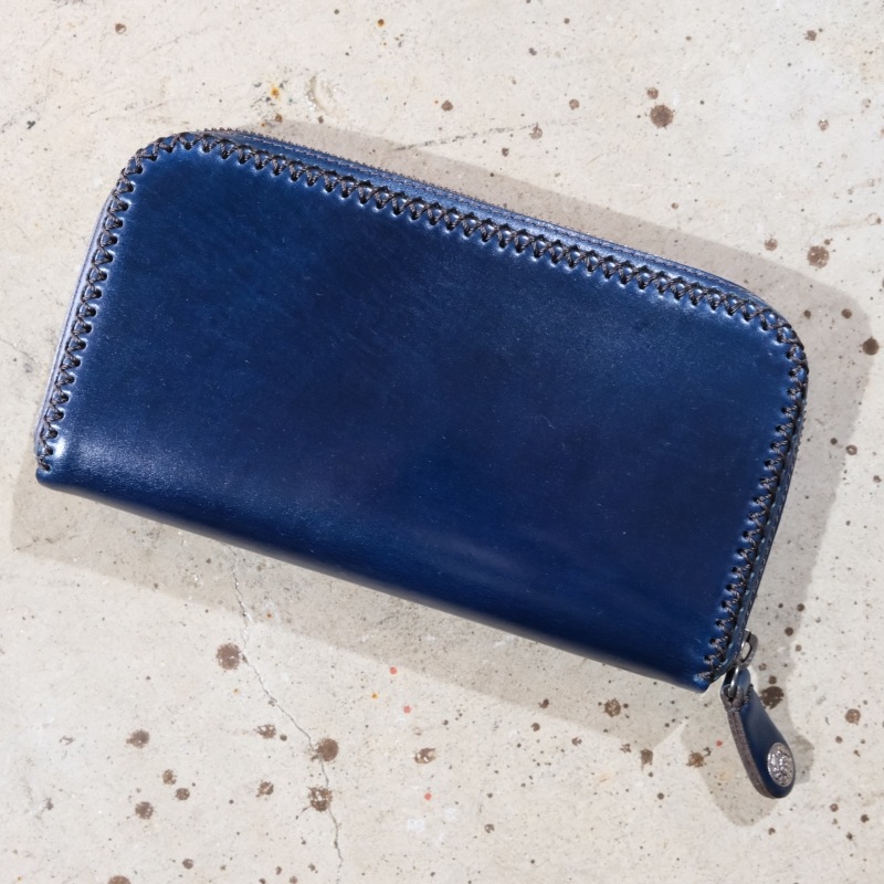 FUNNY եˡCHARLIE'S WALLET CORDOVANۢBLUE㡼꡼åȥɥХ ꥫ顼 ϳ 