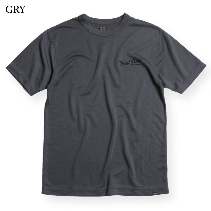 WESTRIDE  �������ȥ饤�ɡ�POWER DRY TEE-1�ۢ�GENUINE�� �ѥ�ɥ饤 S/ST����� ��å���ȾµT����� ®���Ǻ�