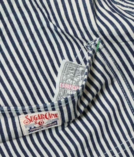 SUGAR CANE ���奬���������SC42496�ۡ�11oz. HICKORY STRIPE WORK PANTS�ۥҥå��꡼���ȥ饤�ץ���ѥ�� �ڥ��󥿡��ѥ��