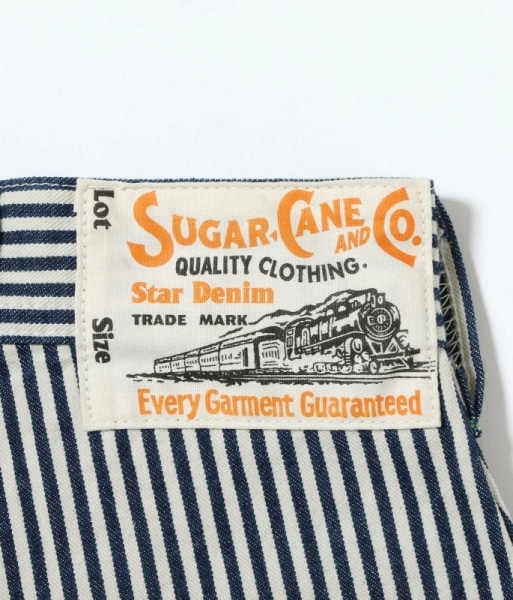 SUGAR CANE ���奬���������SC42496�ۡ�11oz. HICKORY STRIPE WORK PANTS�ۥҥå��꡼���ȥ饤�ץ���ѥ�� �ڥ��󥿡��ѥ��