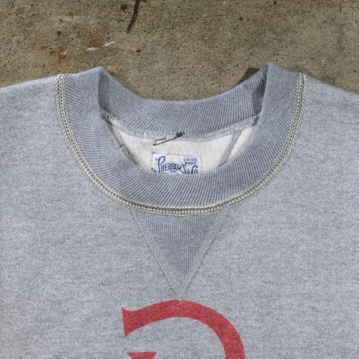 Pherrow`s��25W-PVSS1��SWEAT SHIRTS �������åȥ���� ξ V�����å� �ߤ��Ԥ� ��ƹ COTTON100%