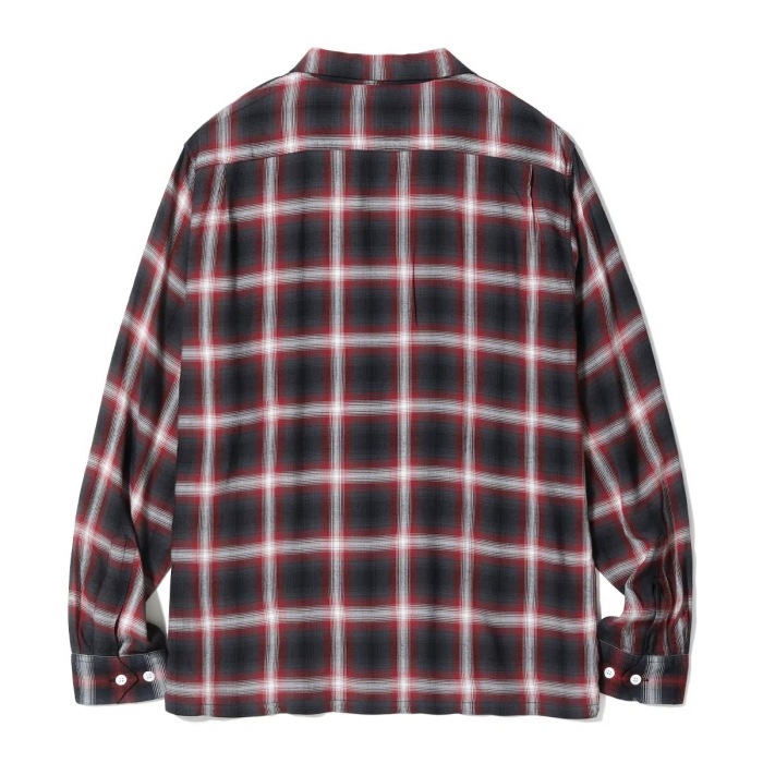 SUGAR CANE ���奬�������� ��SC29120�ۡ�RAYON OMBRE CHECK OPEN SHIRT�ۥ졼��󥪥�֥졼�����å������ץ󥷥�� ���� Ĺµ����� ������