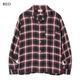 SUGAR CANE ���奬�������� ��SC29120�ۡ�RAYON OMBRE CHECK OPEN SHIRT�ۥ졼��󥪥�֥졼�����å������ץ󥷥�� ���� Ĺµ����� ������