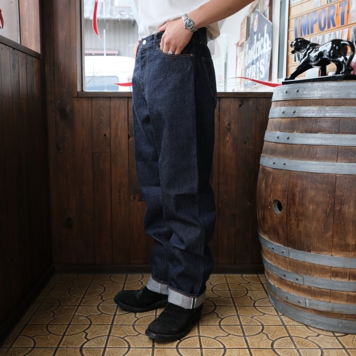 TCB jeans �ƥ��������ӡ������� ��Baggy 50's Jeans 13.5oz�� �Х����ǥ˥� ������ 13.5oz ����Х֥����åȥ�100%