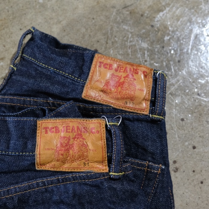 TCB jeans �ƥ��������ӡ������� ��Baggy 50's Jeans 13.5oz�� �Х����ǥ˥� ������ 13.5oz ����Х֥����åȥ�100%