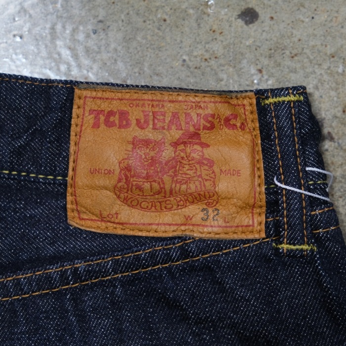 TCB jeans �ƥ��������ӡ������� ��Baggy 50's Jeans 13.5oz�� �Х����ǥ˥� ������ 13.5oz ����Х֥����åȥ�100%
