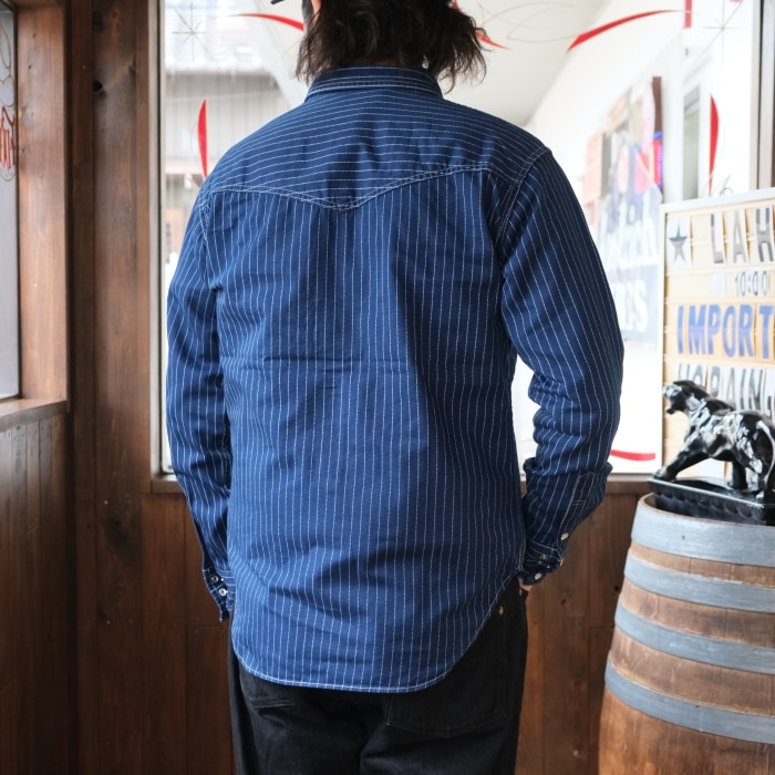 TCB jeans �ƥ��������ӡ������󥺡�RANCHMAN Shirt�ۢ�BLUE WABASH�� �����ޥ󥷥�� 8oz �����Хå��� ���åȥ�100% ������ MADE IN JAPAN