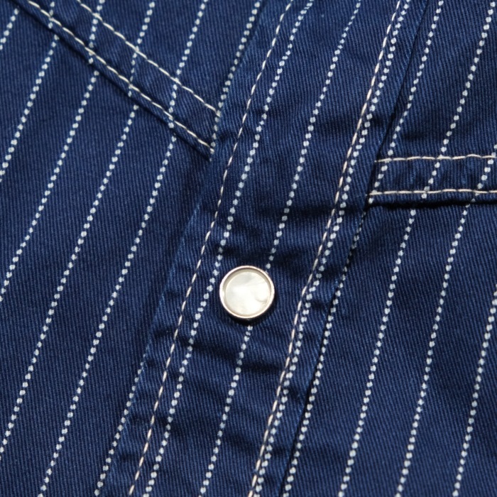 TCB jeans �ƥ��������ӡ������󥺡�RANCHMAN Shirt�ۢ�BLUE WABASH�� �����ޥ󥷥�� 8oz �����Хå��� ���åȥ�100% ������ MADE IN JAPAN