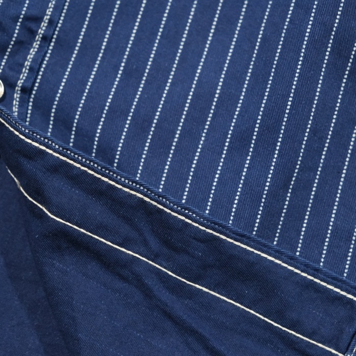 TCB jeans �ƥ��������ӡ������󥺡�RANCHMAN Shirt�ۢ�BLUE WABASH�� �����ޥ󥷥�� 8oz �����Хå��� ���åȥ�100% ������ MADE IN JAPAN