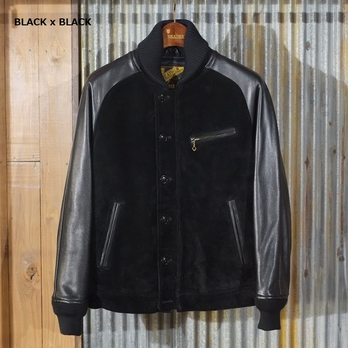 Y'2 LEATHER �磻�ġ��쥶����TB-136�ۡ�STEER SUEDE��STEER OIL RIB JKT�ۥ��ƥ��������ɣ����ƥ������� ��֥��㥱�å� ���� ������